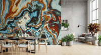 Liquid Marble Swirl Abstract Wall Mural