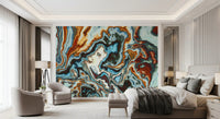Liquid Marble Swirl Abstract Wall Mural