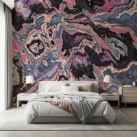 Vibrant Marble Flow Wall Mural