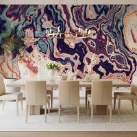Marbled Fluidity Abstract Art Wall Mural