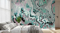 Pastel Marble Swirl Abstract Wall Mural