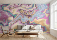 Liquid Dreamscape Curves Marble Wall Mural