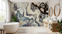 Ethereal Flowing Marble Swirls Wall Mural