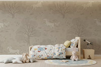 Magical Unicorn Dreamland – Sandstone Wall Mural Wall Mural
