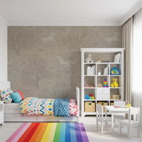 Magical Unicorn Dreamland – Sandstone Wall Mural Wall Mural