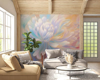 Ethereal Pastel Bloom Wall Mural