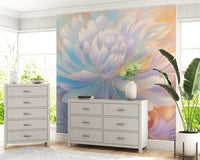 Ethereal Pastel Bloom Wall Mural
