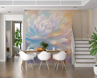 Ethereal Pastel Bloom Wall Mural