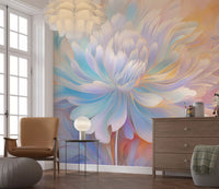 Ethereal Pastel Bloom Wall Mural