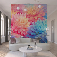 Abstract Petal Composition Wall Mural