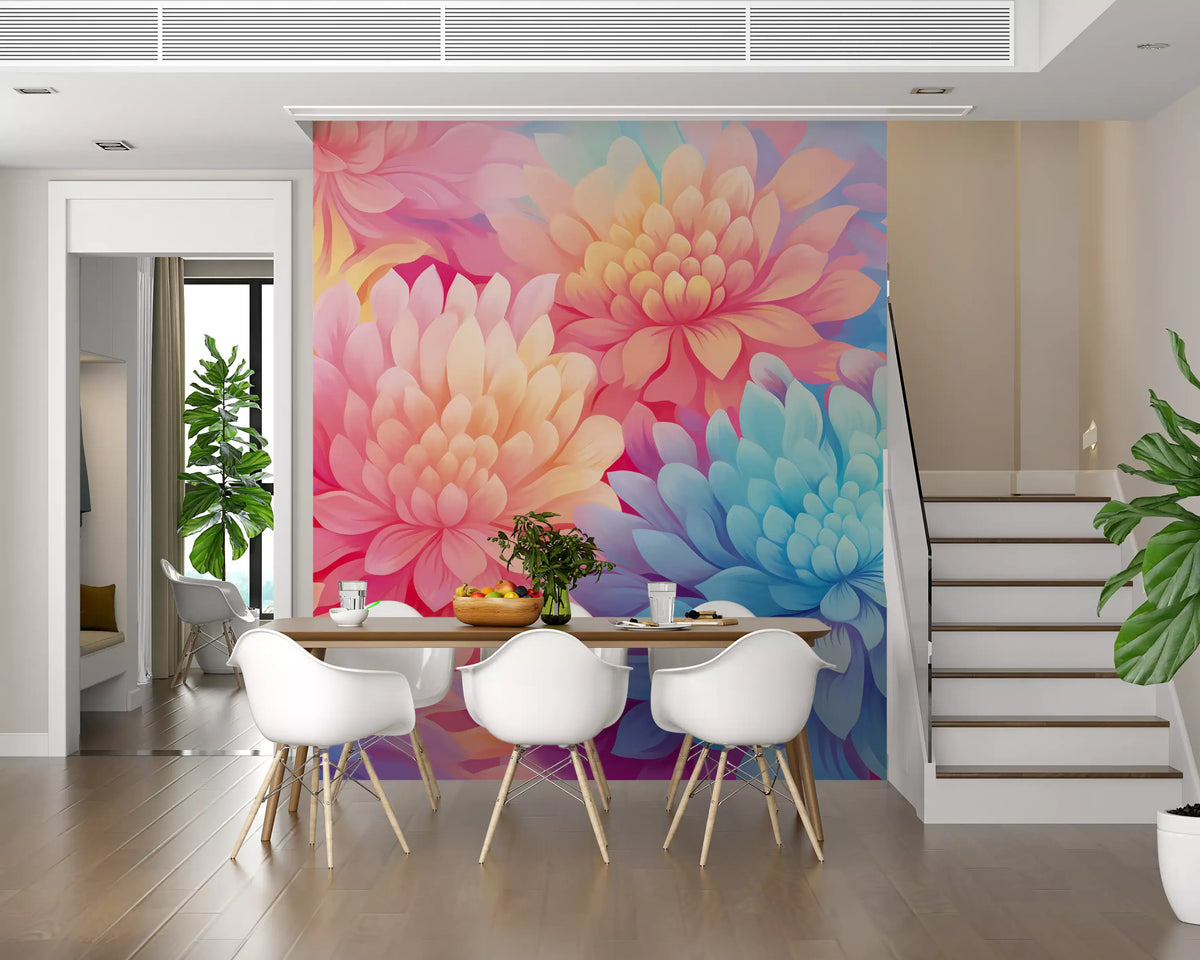 Abstract Petal Composition Wall Mural