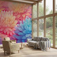Abstract Petal Composition Wall Mural