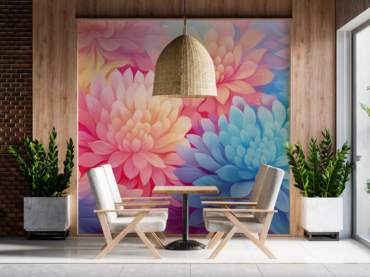 Abstract Petal Composition Wall Mural