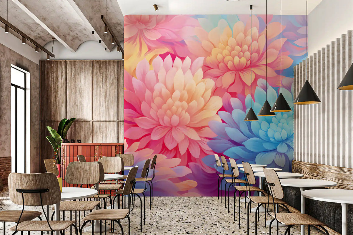 Abstract Petal Composition Wall Mural