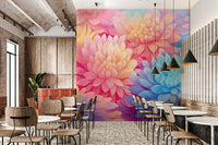 Abstract Petal Composition Wall Mural