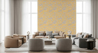 Modern Toile de Jouy Swan Victorian Garden Scenery - Modern Pastel Contrast Wallpaper⁠