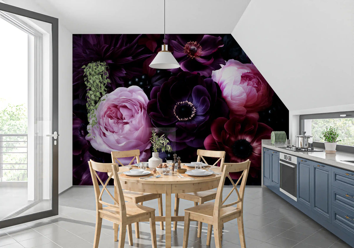 Dramatic Moody Botanical Garden Wall Mural