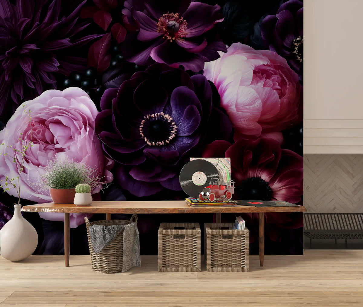 Dramatic Moody Botanical Garden Wall Mural