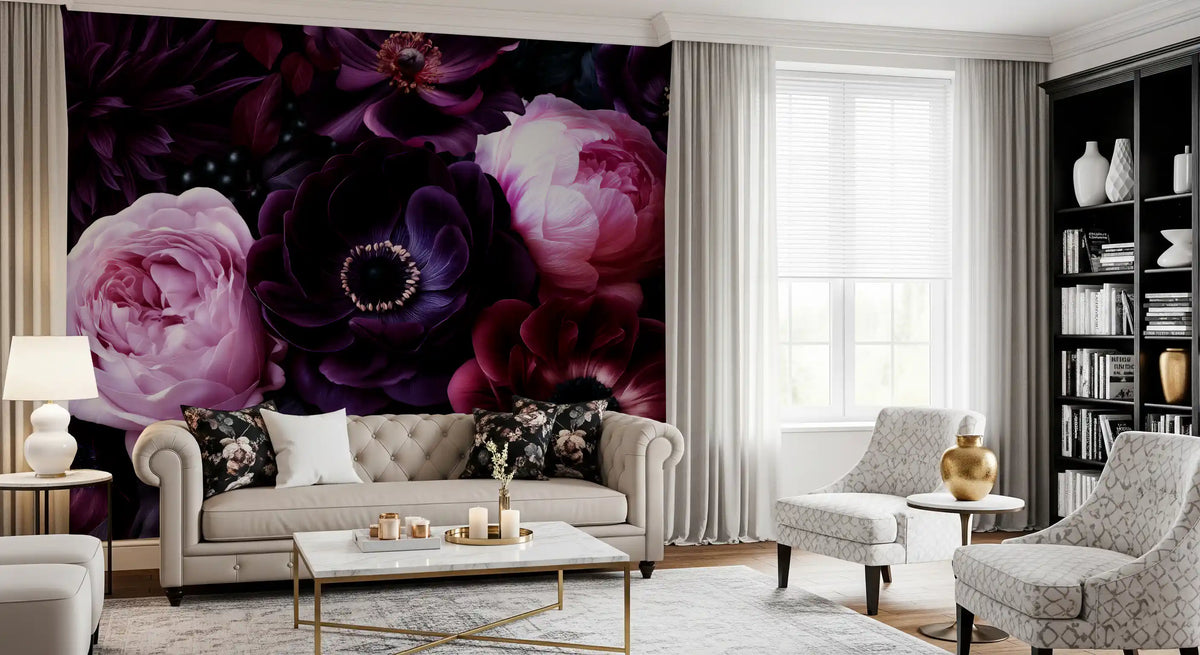 Dramatic Moody Botanical Garden Wall Mural