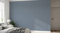 Midnight Moroccan Tile Pattern Wallpaper⁠