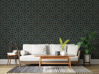 Gilded Star Moroccan Motif Wallpaper⁠
