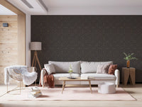 Symmetrical Copper Line Pattern Wallpaper⁠