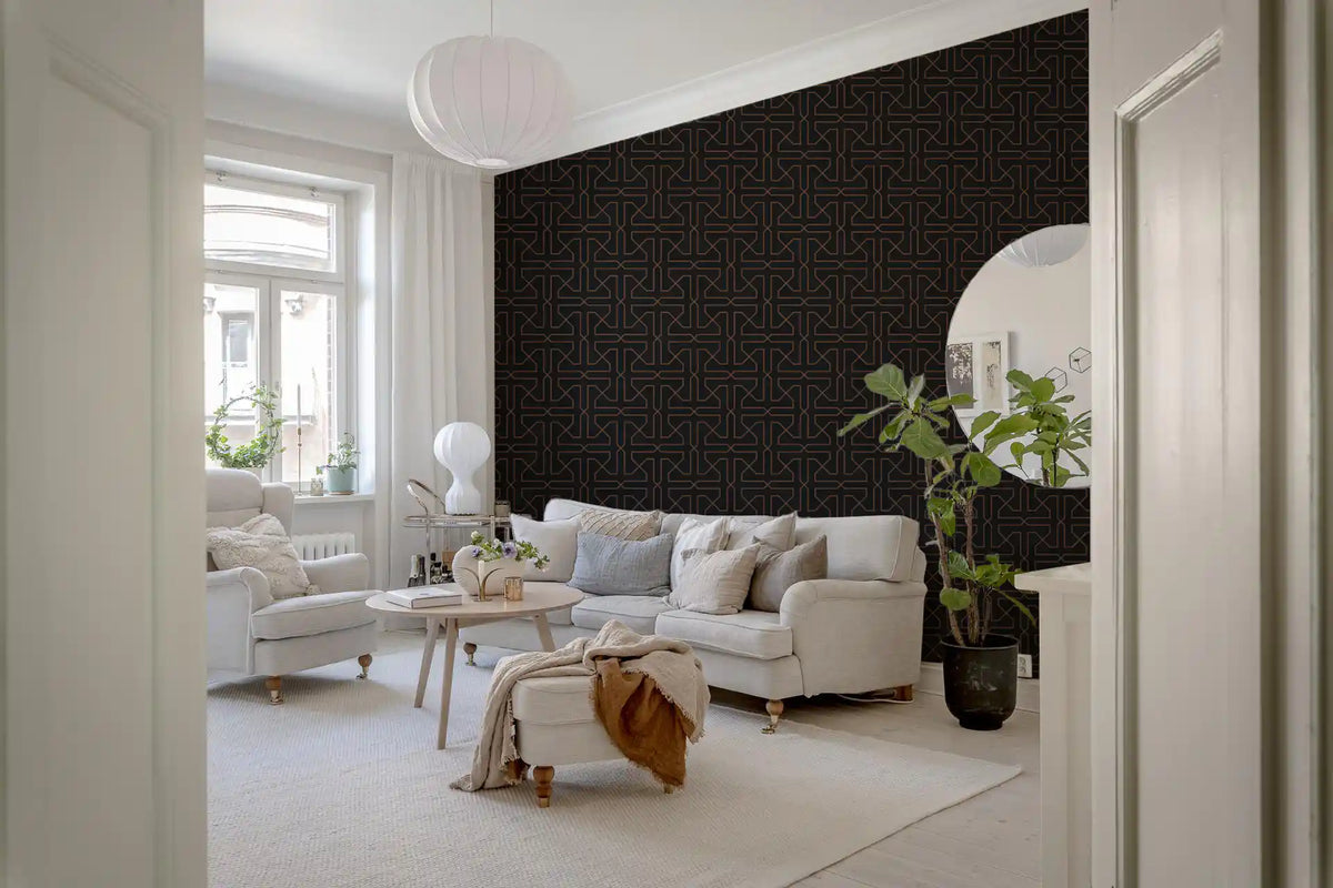 Abstract Geometric Traceries Wallpaper⁠