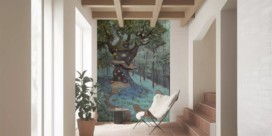 Bluebell Treetop Wall Mural