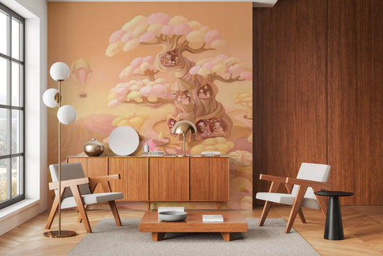 Little Lamb Bakery Wall Mural