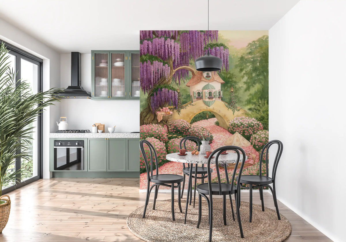 Rosy River Wall Mural