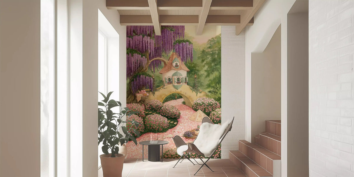 Rosy River Wall Mural