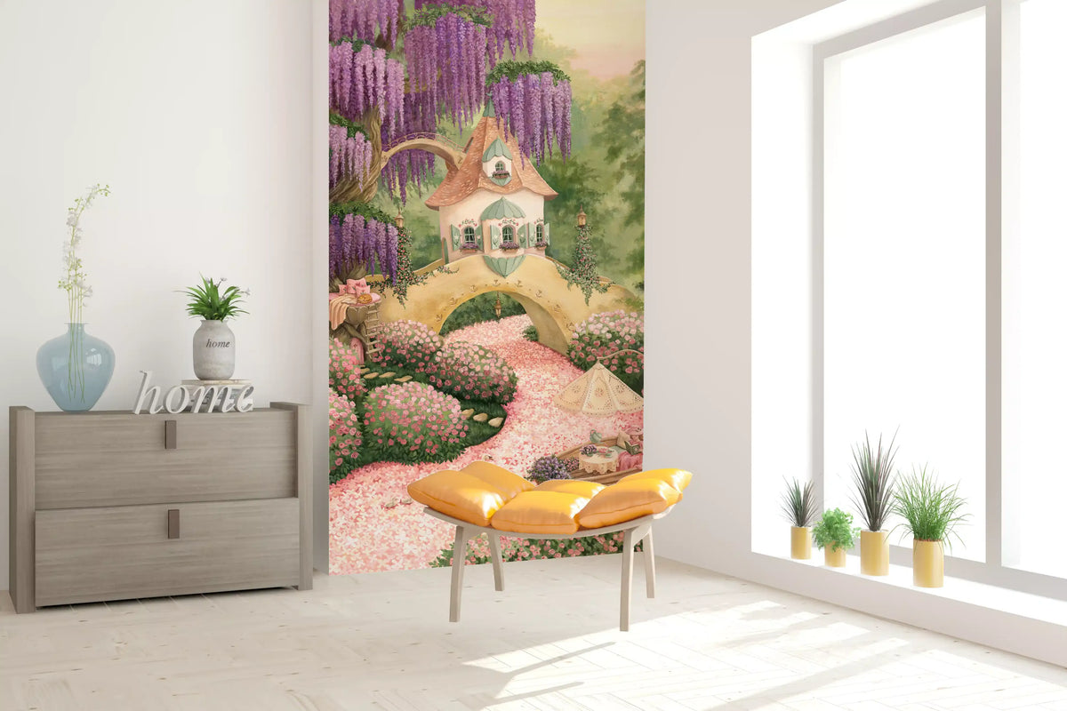 Rosy River Wall Mural