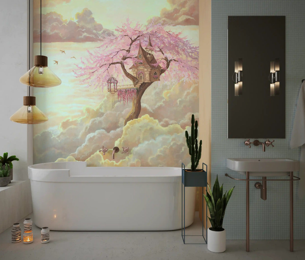 Cloud Nine Wall Mural