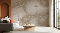Organic Earth Tones Abstract Wall Mural