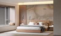 Organic Earth Tones Abstract Wall Mural