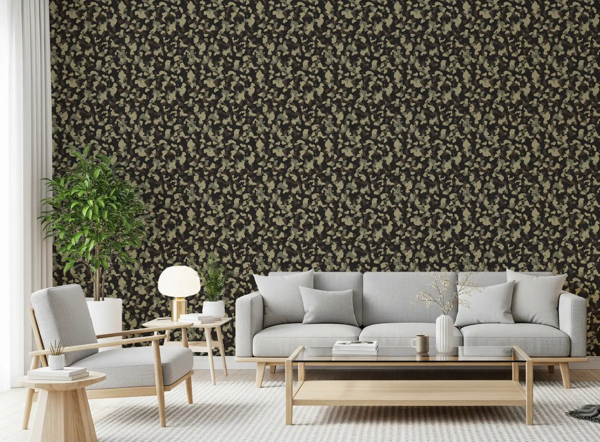 Tactical Forest Camouflage Pattern Wallpaper⁠