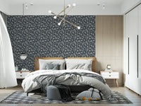 Modern Geographic Tonal Motif Wallpaper⁠