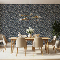 Modern Geographic Tonal Motif Wallpaper⁠