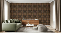 Geometric Tribal Elephant Motif Wallpaper⁠