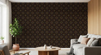 Geometric Cross-Stitch Rhythm Wallpaper⁠