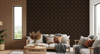 Geometric Cross-Stitch Rhythm Wallpaper⁠