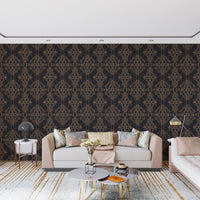Earthy Tribal Abstract Symmetry Wallpaper⁠