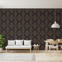 Earthy Tribal Abstract Symmetry Wallpaper⁠