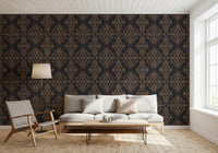 Earthy Tribal Abstract Symmetry Wallpaper⁠