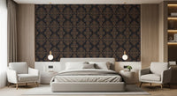 Earthy Tribal Abstract Symmetry Wallpaper⁠