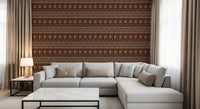 Earth Tone Tribal Stripe Wallpaper⁠