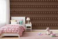 Earth Tone Tribal Stripe Wallpaper⁠
