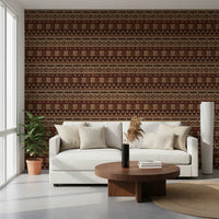 Earth Tone Tribal Stripe Wallpaper⁠