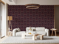 Geometric Tribal Owl Pattern Wallpaper⁠