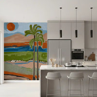 Sunlit Tropical Grove Mural Wall Mural